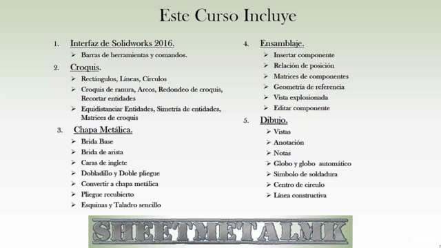 Curso De Chapa Metalica En SolidWorks. – Screenshot 2