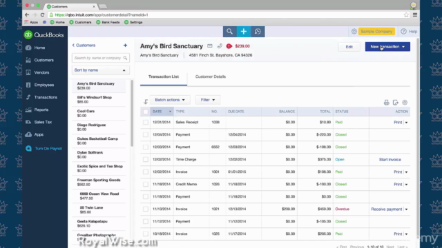 QuickBooks Online: Working with Vendors and Expenses – Screenshot 2
