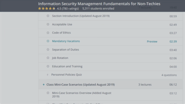 Information Security Management Fundamentals for Non-Techies – Screenshot 3