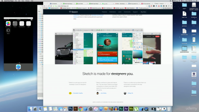 Mobile App Design In Sketch 3 with Swift بالعربي – Screenshot 1