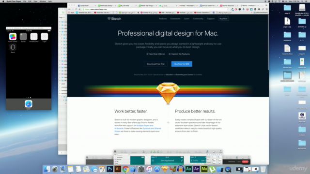 Mobile App Design In Sketch 3 with Swift بالعربي – Screenshot 2