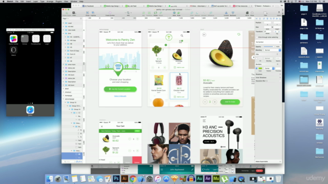 Mobile App Design In Sketch 3 with Swift بالعربي – Screenshot 3