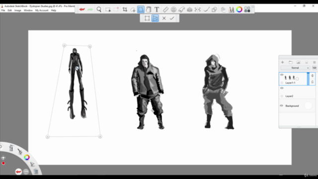 Sketchbook Pro for Beginners on PC Mac and iPad Pro – Screenshot 1