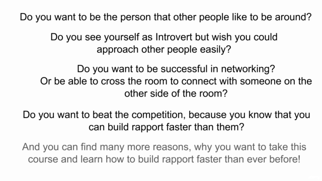 NLP: Build Instant Rapport With Anyone In 10 Seconds or Less – Screenshot 4