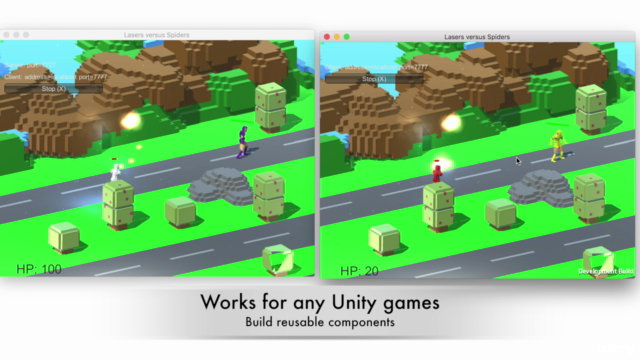 Unity Multiplayer UNET Build Online Shooter . Code included – Screenshot 3