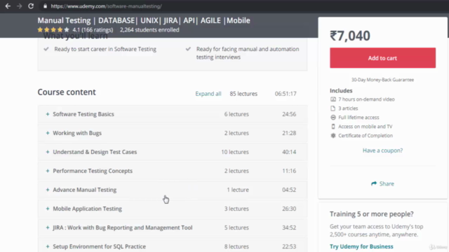 SOFTWARE TESTING MASTERCLASS-2024-JIRA | AGILE | API Testing – Screenshot 1
