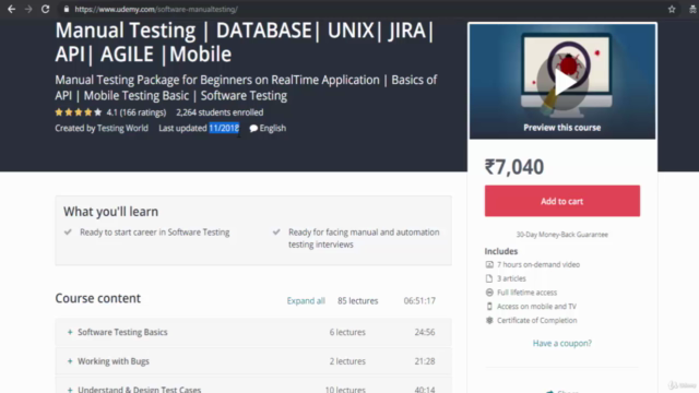 SOFTWARE TESTING MASTERCLASS-2024-JIRA | AGILE | API Testing – Screenshot 4
