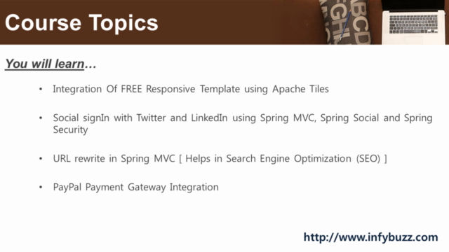 Spring Framework - Social SignIn, PayPal, JMS, Velocity – Screenshot 2