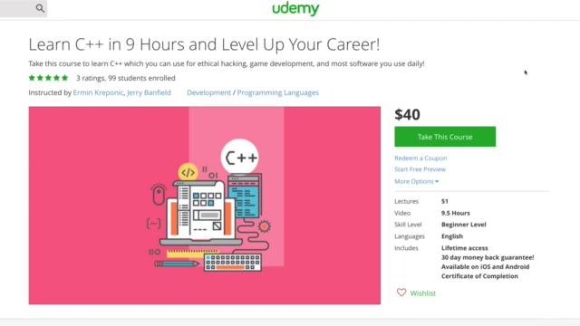 Learn and Understand C++ – Screenshot 1