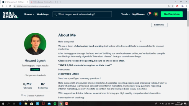 Publish Simple Videos For a Living - Skillshare Earnings – Screenshot 1