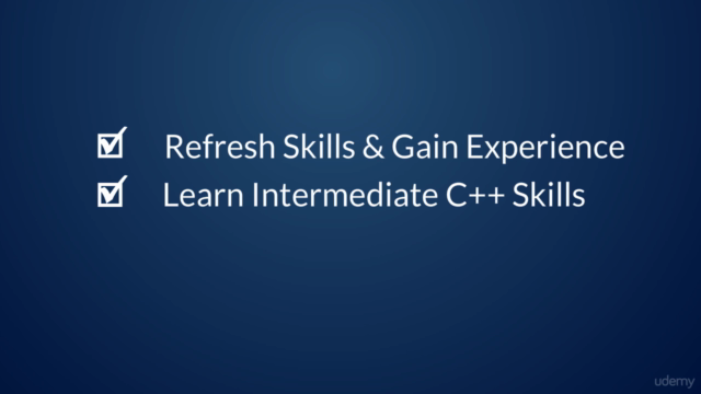 C++ Intermediate: Build C++ Programs – Screenshot 3