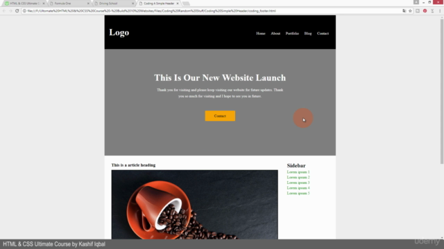 HTML & CSS Ultimate Course - Build 10 Websites – Screenshot 2
