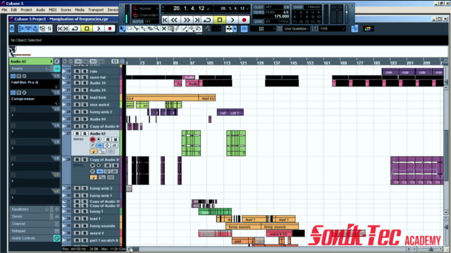 Psychedelic Music production workshop with Cubase – Screenshot 1