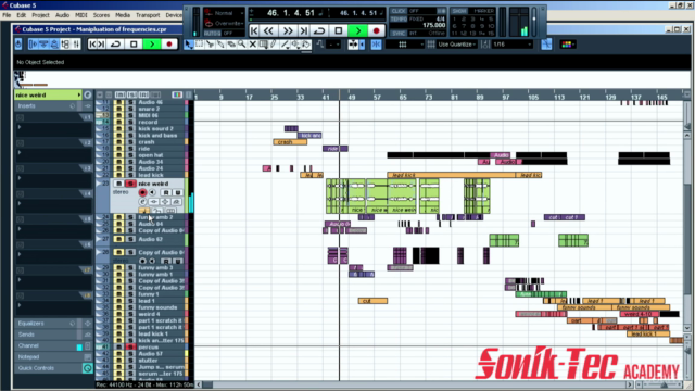 Psychedelic Music production workshop with Cubase – Screenshot 2