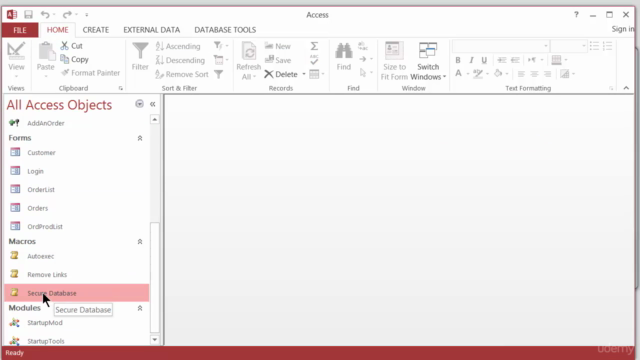 Microsoft Access Networking 2: Maximum Security – Screenshot 4