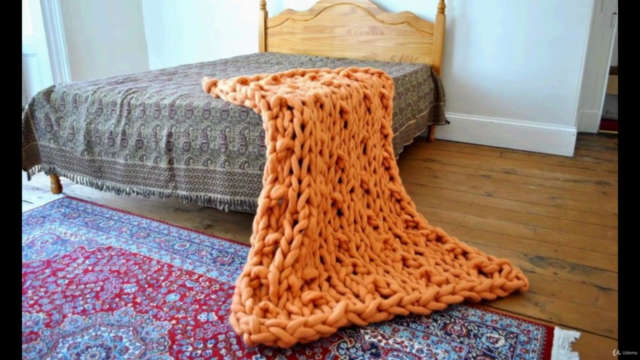 Make A Chunky Knit Wool Blanket In Less Than 45 Minutes – Screenshot 1