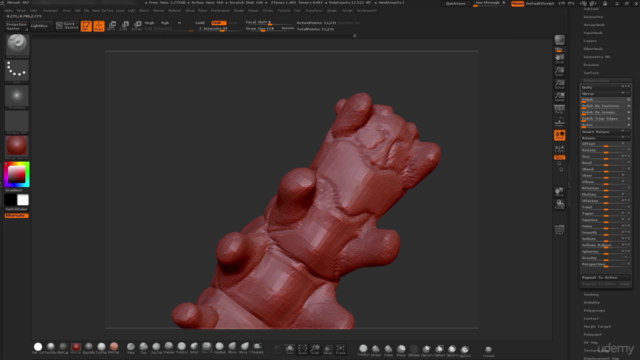 Learn Sculpting in Pixelogics ZBrush Create a Micro Organism – Screenshot 2
