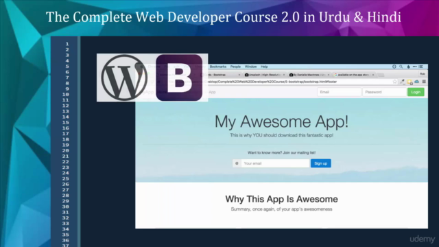 The Complete Web Developer Course 2.0 in Urdu & Hindi – Screenshot 2