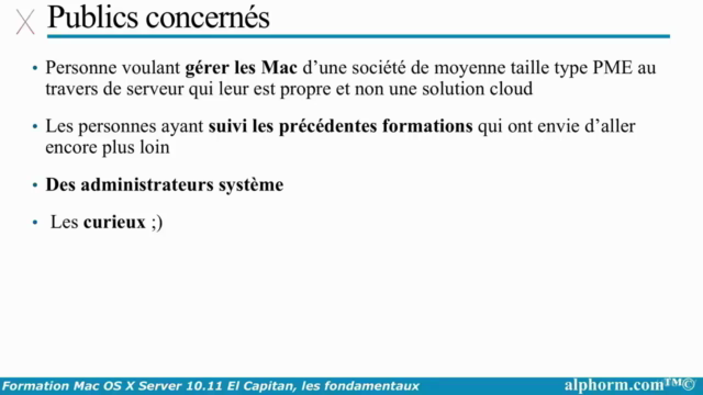 OS X SERVER 10 El Capitan | Guide Complet – Screenshot 1