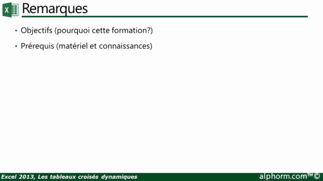 Excel 2013, Les tableaux croisés dynamiques – Screenshot 2