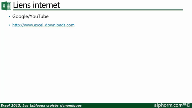 Excel 2013, Les tableaux croisés dynamiques – Screenshot 3