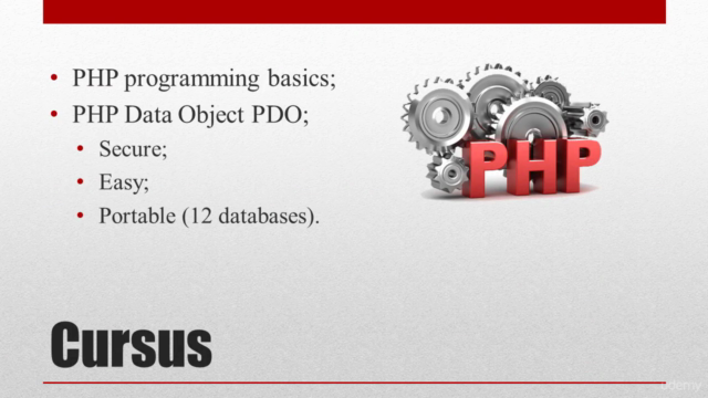 PHP with PDO and OOP for beginners – Screenshot 1
