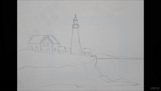 Beginner Watercolor Painting Course Easy Lighthouse Painting - Screenshot_02