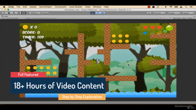 Unity & C# - Build A Complete 2D Mobile Platformer Game – Screenshot 1