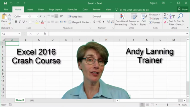 Excel 2016, The Key Ingredients – Screenshot 1