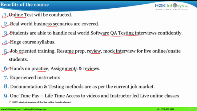 Best Software QA Testing Training H2K Infosys Live Classes – Screenshot 2