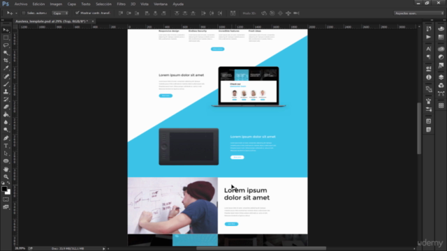 Creando Sitio web desde cero (DE PSD a HTML5, Bootstrap 4) – Screenshot 2