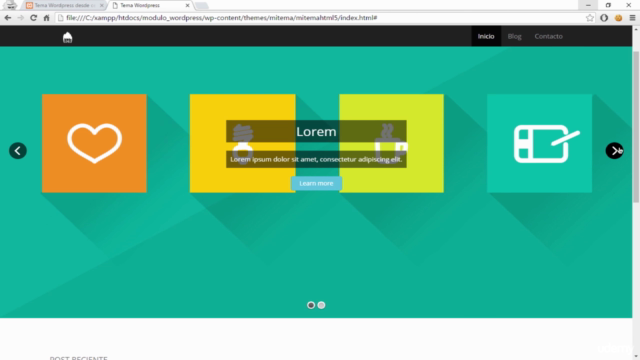 Aprende a crear una Template WORDPRESS desde cero – Screenshot 1