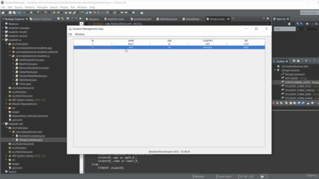 Java SE with Swing, JPA and Maven (+Game Development) – Screenshot 3
