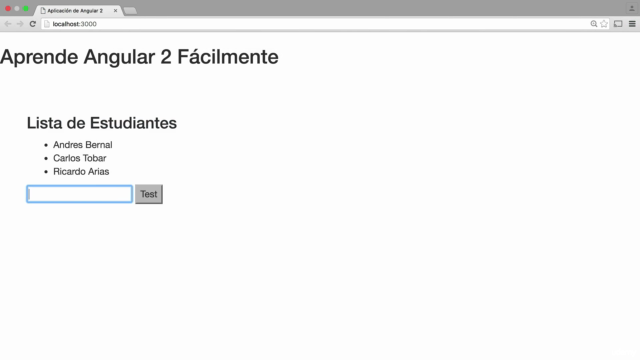Curso de Angular 2 en Español - Aprende Fácilmente – Screenshot 3