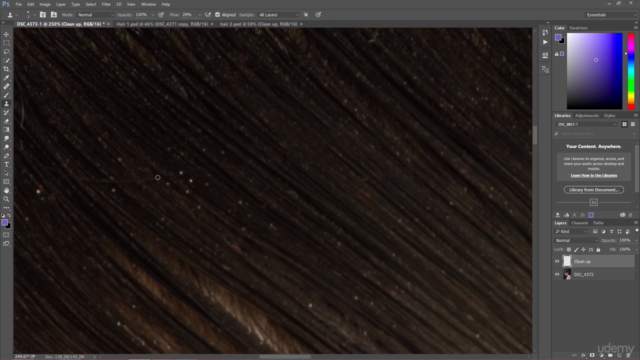 Professional Hair Retouching Techniques in Photoshop – Screenshot 3