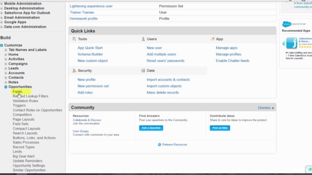 Salesforce Sys Admin Training: Customizing Salesforce – Screenshot 2