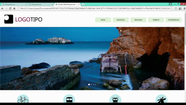 Crea páginas web responsive con Bootstrap 3 – Screenshot 4