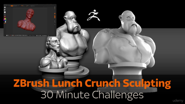 Speed Lunch Crunches for Beginners to Pixelogics ZBrush – Screenshot 2