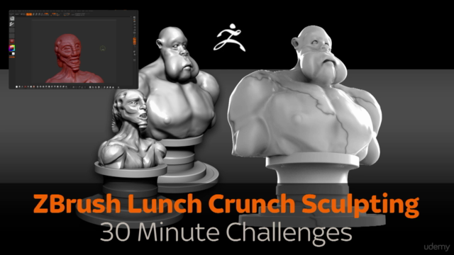 Speed Lunch Crunches for Beginners to Pixelogics ZBrush – Screenshot 3