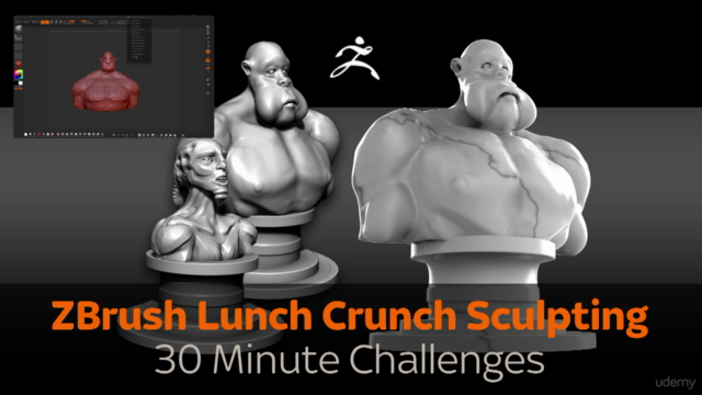 Speed Lunch Crunches for Beginners to Pixelogics ZBrush – Screenshot 4