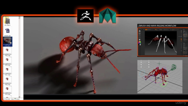 Zbrush and Maya workflow pipeline sculpting and rigging now. – Screenshot 1