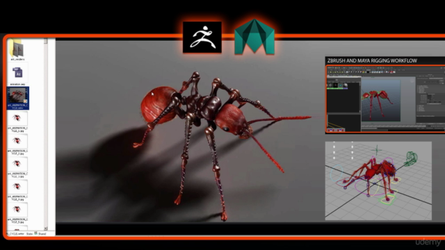 Zbrush and Maya workflow pipeline sculpting and rigging now. – Screenshot 2
