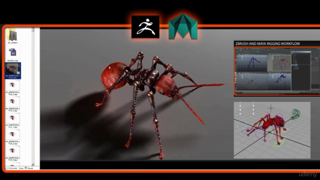 Zbrush and Maya workflow pipeline sculpting and rigging now. – Screenshot 4