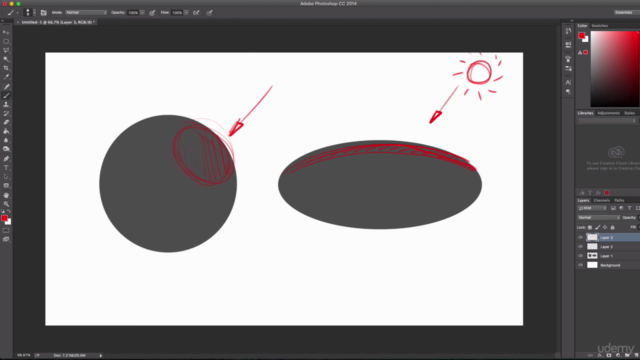 Photoshop for Designers: Rendering & Texturing Round Objects – Screenshot 1