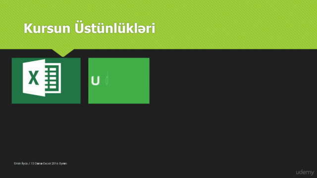 15 Dərsə Excel öyrən – Screenshot 3