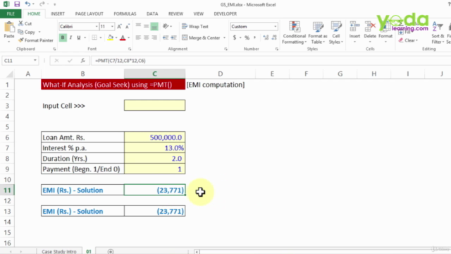 Excel: What If Analysis with Buttons | Advanced Excel Level – Screenshot 2