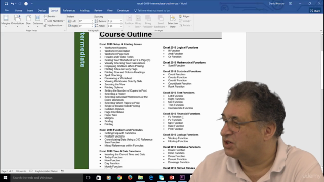 Excel 2016 (365) Intermediate Training Course | Office 365 - Screenshot_02