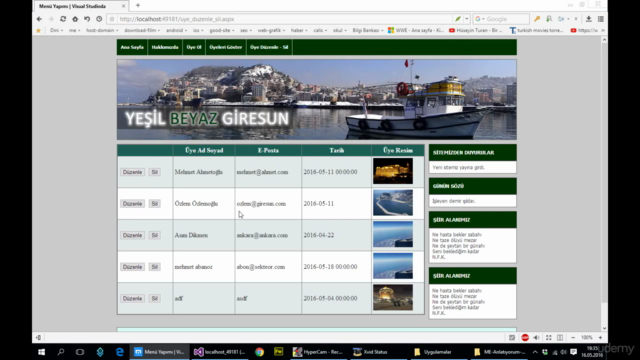 Tablosuz ( Div ) tasarım site yapımı ve basit veritabanı - Screenshot_04