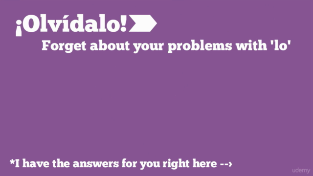 Lo, la, le: Direct & Indirect Object Pronouns in Spanish – Screenshot 1