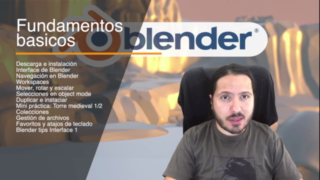 Blender 4.X: Modelado y texturizado enfocado a videojuegos – Screenshot 1